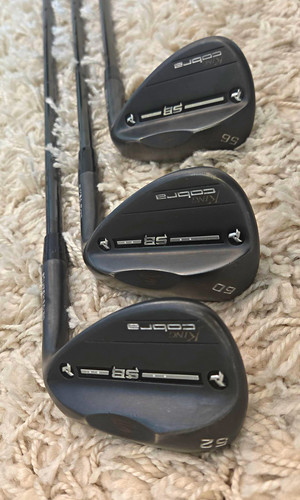 Cobra king black wedge set - king,